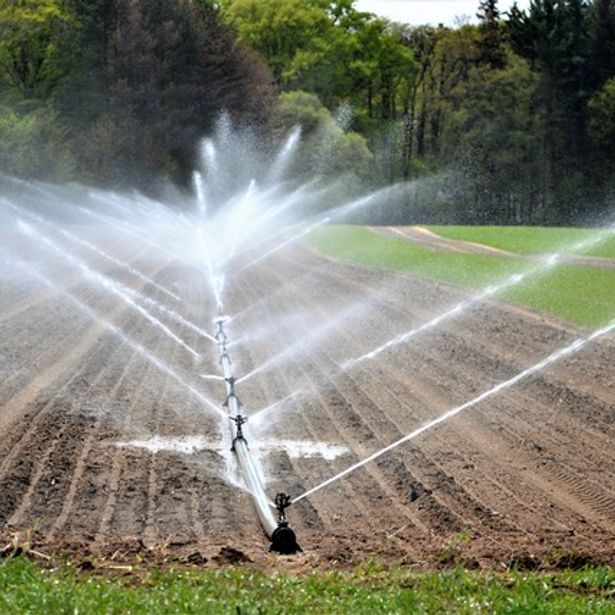 Running water irrigation